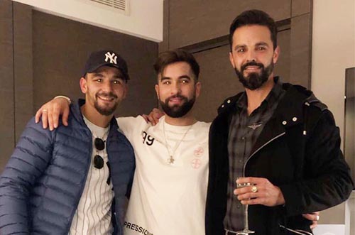 Jordy Weiss fête son anniversaire avec Kendji Girac